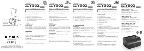 Handbuch ICY BOX IB-116StU3-B - Raidsonic