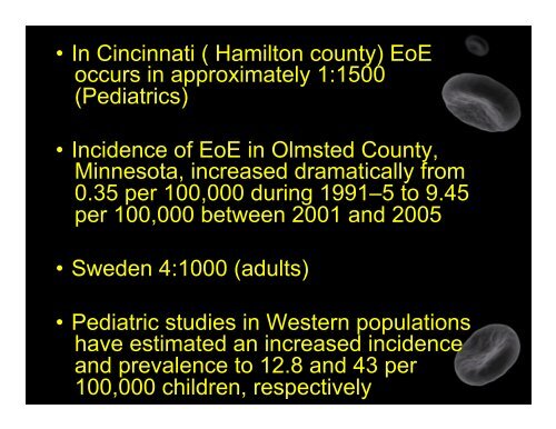 Eosinophilic Esophagitis - Healthcare Professionals