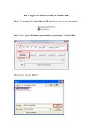 How to upgrade the firmware of EB5416 DVDPro DVR