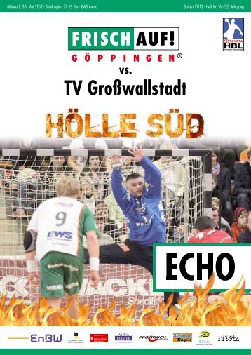 Echo Heft Nr. 16, FRISCH AUF! - FRISCH AUF! Göppingen