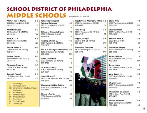 Calendar 2008=9 - The School District of Philadelphia