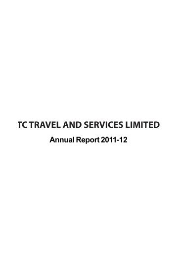 TC Travel and Services Limited Annual Report 2012 ... - Tata Capital