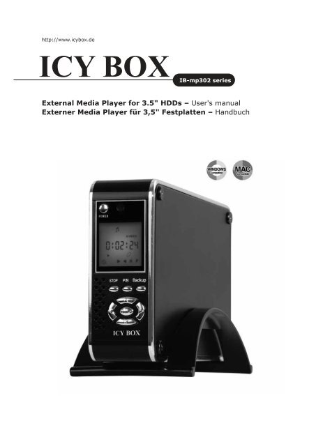 ICY BOX IB-mp302 series - Raidsonic