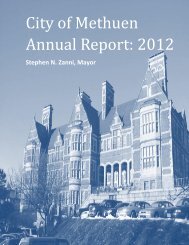 City of Methuen Annual Report: 2012