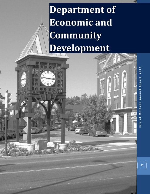 City of Methuen Annual Report: 2012