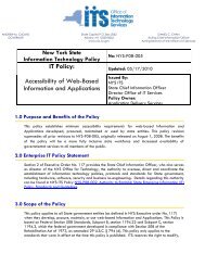 IT Policy: Accessibility of Web-Based Information and Applications