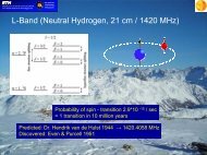 L-Band (Neutral Hydrogen, 21 cm / 1420 MHz)