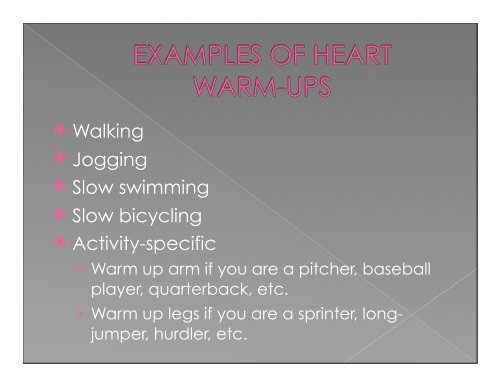 PARTS OF A WORKOUT - PhysicallyEducated.com