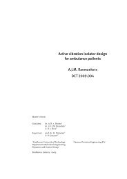 Active vibration isolator design for ambulance patients A.J.M. ...