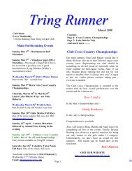 Tring Runner - Tring Running Club