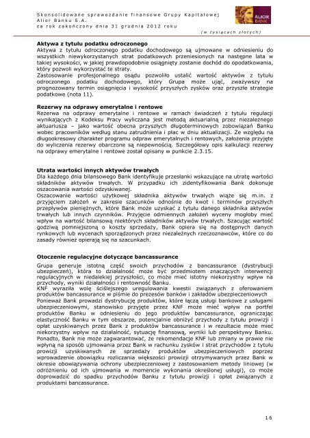 Pobierz PDF - Alior Bank