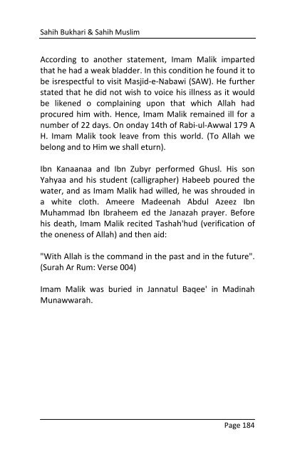 2) Selected 500 Hadith from Sahih Bukhari & Muslim - The Message