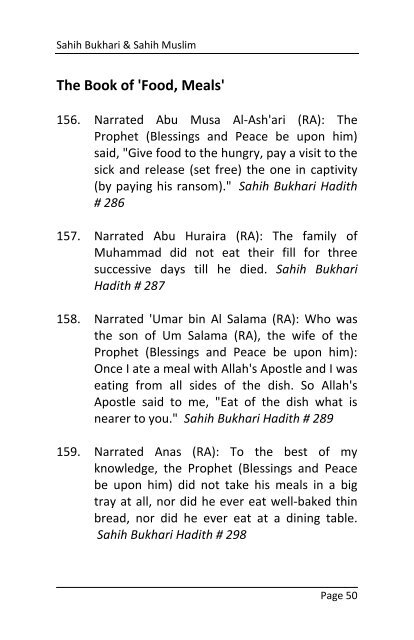 2) Selected 500 Hadith from Sahih Bukhari & Muslim - The Message