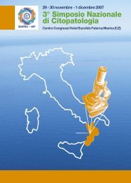 3Â° Simposio Nazionale di Citopatologia - Siapec