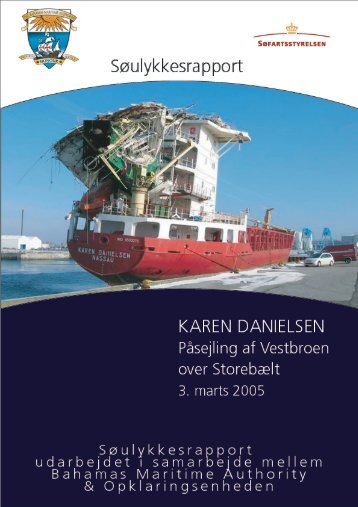 KAREN DANIELSEN - PÃ¥sejling af ... - SÃ¸fartsstyrelsen