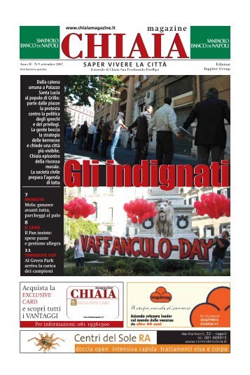 Gli indignati - CHIAIA MAGAZINE