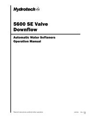 5600 SE Valve Downflow - Hydrotech