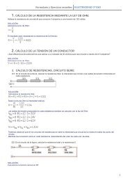 Formulario y Ejercicios resueltos ELECTRICIDAD 3Âº ESO 1 ...