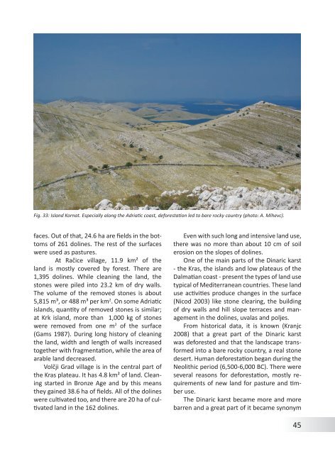 Case Studies from the Dinaric Karst of Slovenia