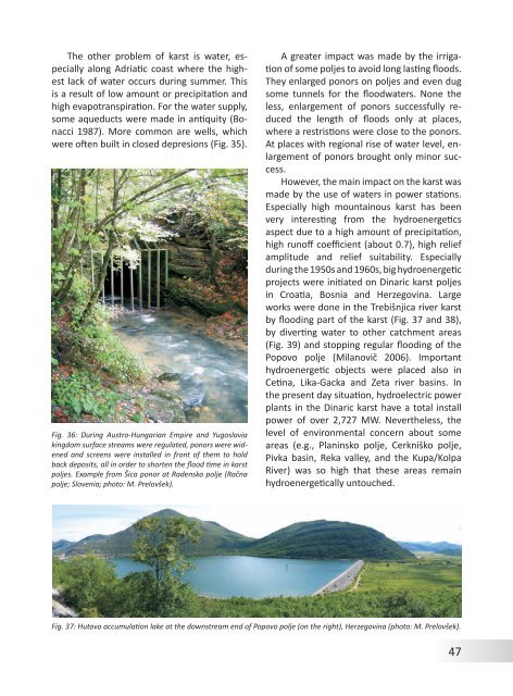 Case Studies from the Dinaric Karst of Slovenia