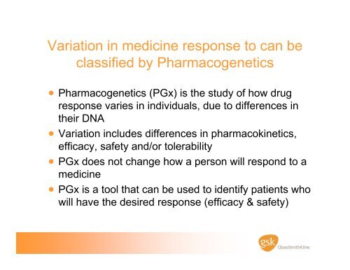 Role of Pharmacogenomics in Drug Development – An Industry ...