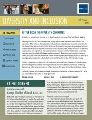 Diversity and Inclusion Newsletter - Fried Frank