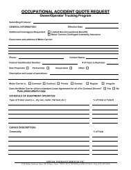 FSL Claim Form - Special Insurance Services