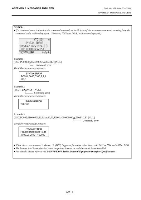 Toshiba B-EX4T1 Owners Manual - The Barcode Warehouse