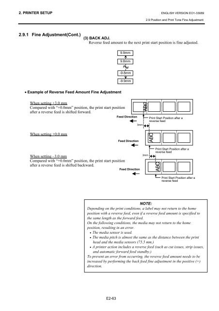 Toshiba B-EX4T1 Owners Manual - The Barcode Warehouse