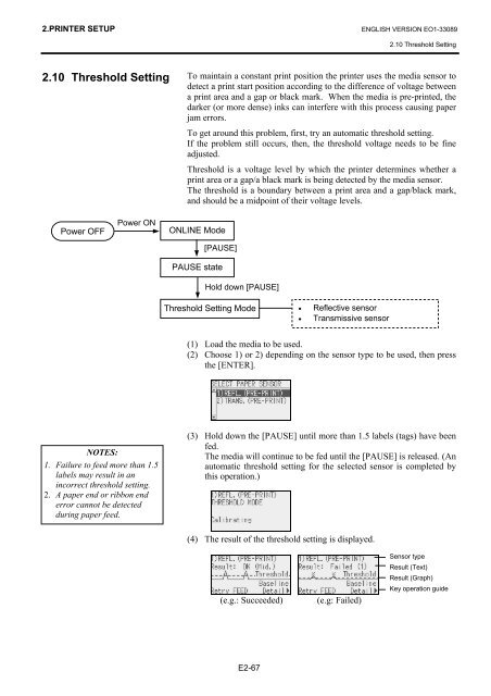 Toshiba B-EX4T1 Owners Manual - The Barcode Warehouse