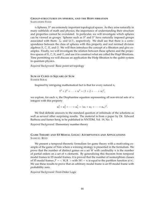 booklet - CUMC - Canadian Mathematical Society