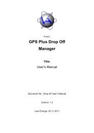 Drop-Off Manual - Vectronic Aerospace GmbH