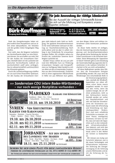 Gemeindebesuche KREISTEIL - CDU Kreisverband Rottweil