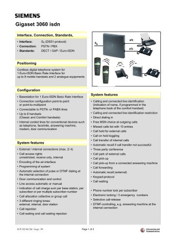 Gigaset 3060 isdn