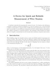 A Device for Quick and Reliable Measurement of Wire Tension