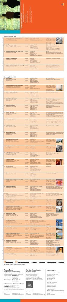 Architektur belebt! Tag der Architektur Ausstellung ... - Bauverlag