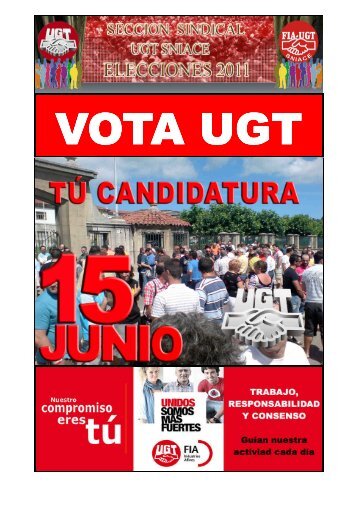 CampaÃ±a electoral Sniace 2011 - secciÃ³n sindical de UGT de Sniace