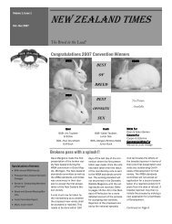 Oct-Dec - American Federation of New Zealand Rabbit Breeders