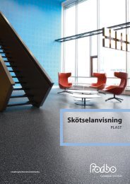 Skötselanvisning Plastgolv - Forbo Flooring