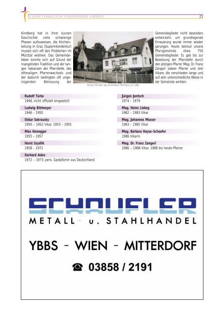 Ausgabe 03/2006 - Evangelische Pfarrgemeinde Kindberg
