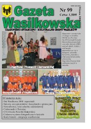 Numer 99 - Gazeta Wasilkowska - WasilkÃ³w