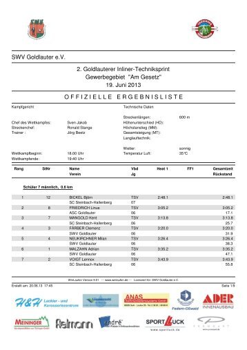 PDF Ergebniss - SWV Goldlauter-Heidersbach