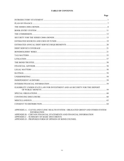 Cleveland Clinic Health System Obligated Group - FMSbonds.com