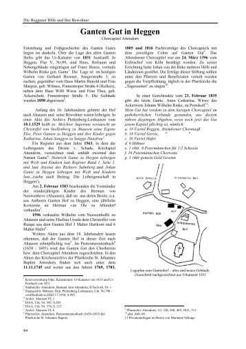 Ganten Gut in Heggen - Heimatbund Finnentrop