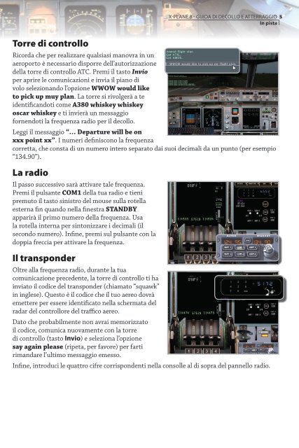 X-Plane 8 - Guida di decollo e atterraggio - FX Interactive