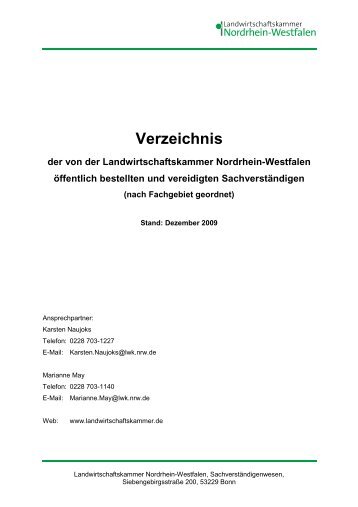 Verzeichnis - Anwaltskanzlei Sommerfeld