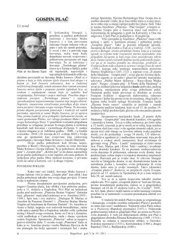 GOSPIN PLAÄ - Vrhbosanska nadbiskupija