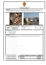 5) Progetto e capitolato Prestazionale - Comune di Caltagirone