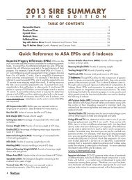 Printable Sire Summary - American Simmental Association