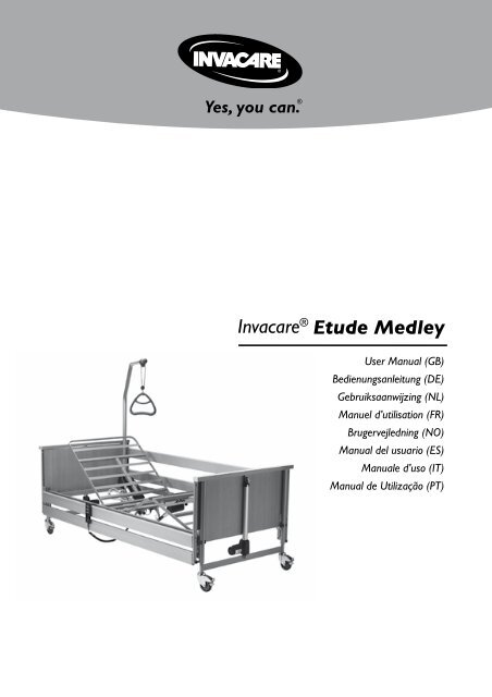 Potence de lit sur pied en U Invacare